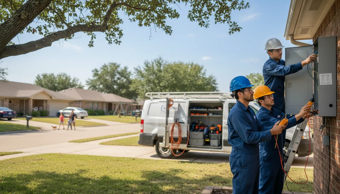 Certified electrician providing emergency electrical services in Cabot, PA